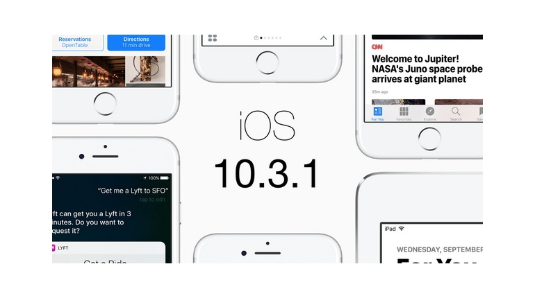 آپدیت آی او اس 10.3.1 به صورت رسمی عرضه شد