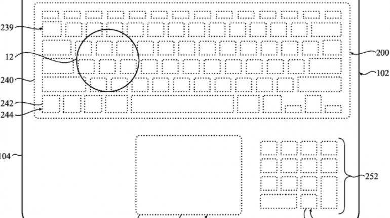 پتنت مک‌بوک با کیبورد تاچ‌اسکرین ثبت شد