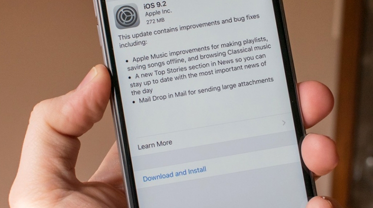 سیستم عامل iOS به نسخه‌ی 9.2 بروزرسانی شد