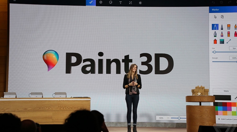 مایکروسافت اپلیکیشن Paint 3D را معرفی کرد