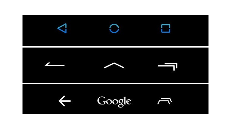 نوار دکمه‌ های نکسوس با طراحی متفاوت در اندروید N